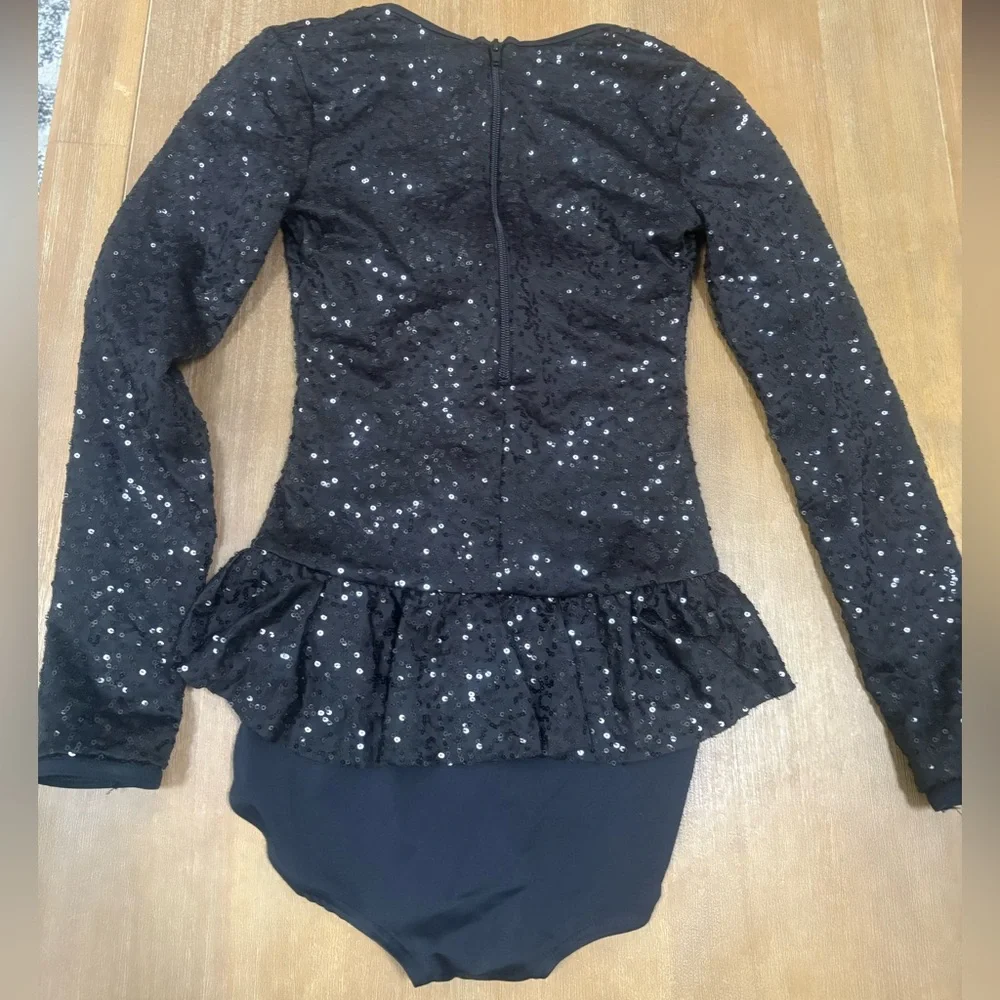Weissman Black Sequin Dance Costume - Picture 2 of 6